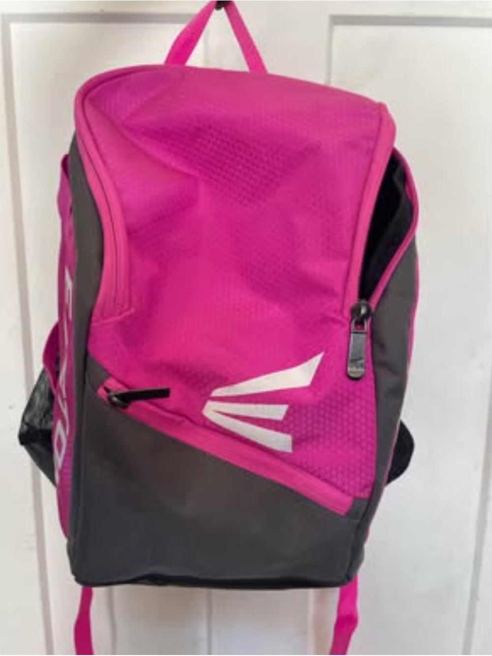 Easton Girl’s Pink and Gray Softball Backpack